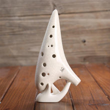 Load image into Gallery viewer, [HOT SALE]-12 Holes Ocarina Alto C Smoldering Ceramic Submarine SharpChain +Display BaseS
