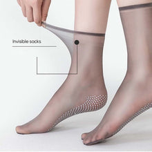 Load image into Gallery viewer, Spring Summer Invisible Slip-resistant Crystal Silk Socks
