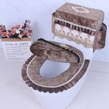 Load image into Gallery viewer, Three-piece Toilet Seat Cushion
