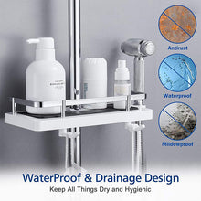 Load image into Gallery viewer, Bathroom Pole Shower Storage Rack Holder
