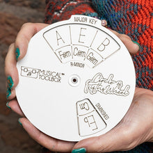 Load image into Gallery viewer, 🎶Circle of Fifths Wooden Musician Melody Wheel
