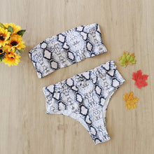 Load image into Gallery viewer, Split Style Strapless Bikini
