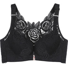 Load image into Gallery viewer, Rose Embroidery Wireless Bra
