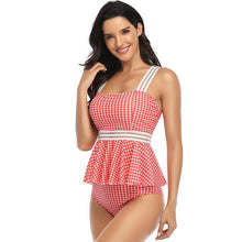Load image into Gallery viewer, Sexy Mesh Lotus Leaf Skirt May Swimsuit
