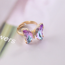 Load image into Gallery viewer, Gradient Butterfly Ring
