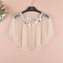 Load image into Gallery viewer, Vintage Women Sequin Cape Dress Shawl
