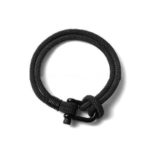 Load image into Gallery viewer, U-shaped Buckle Nylon Braided Bracelet
