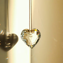 Load image into Gallery viewer, Hanging Heart Suncatcher Prism Crafts
