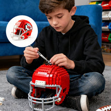 Load image into Gallery viewer, NFL Construction Helmet Building Blocks
