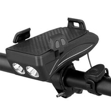 Load image into Gallery viewer, Mobile Phone Bracket with Bicycle Lights
