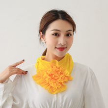 Load image into Gallery viewer, Fashion Lace Scarf Flower Collar

