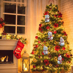 Acrylic Snowman Stacked Christmas Ornaments