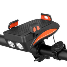 Load image into Gallery viewer, Mobile Phone Bracket with Bicycle Lights
