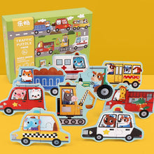 Load image into Gallery viewer, Children Education Wood Puzzle Set
