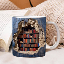 Load image into Gallery viewer, 3D Bookshelf Mug
