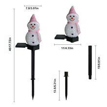 Load image into Gallery viewer, Waterproof Solar Snowman Lamp
