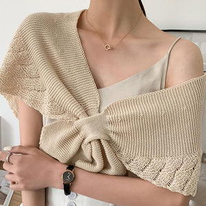 Fishtail Mini Knitted Shawl