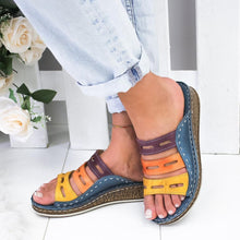 Load image into Gallery viewer, Modern Multi-color Stitching Slippers
