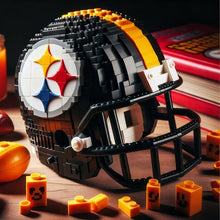 Load image into Gallery viewer, NFL Construction Helmet Building Blocks
