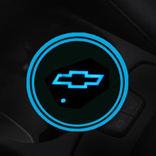 Load image into Gallery viewer, 7 Colors Led Changing USB Charging Car Logo Cup Lights up Holder
