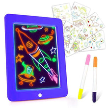 Load image into Gallery viewer, 3D LED Luminous Magic Drawing Pad Toys
