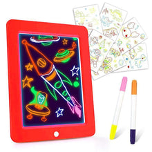 Load image into Gallery viewer, 3D LED Luminous Magic Drawing Pad Toys
