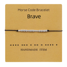 Load image into Gallery viewer, Morse Code Couple Bracelet

