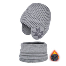 Load image into Gallery viewer, Children's Winter Fleece Scarf Suit
