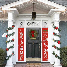 Load image into Gallery viewer, Christmas curtain couplet
