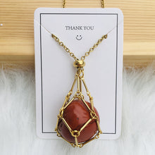 Load image into Gallery viewer, Crystal Stone Holder Necklace
