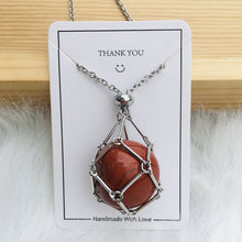 Load image into Gallery viewer, Crystal Stone Holder Necklace
