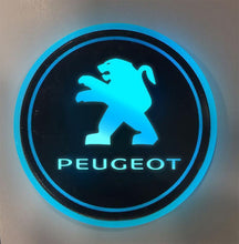 Load image into Gallery viewer, 7 Colors Led Changing USB Charging Car Logo Cup Lights up Holder
