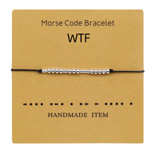 Load image into Gallery viewer, Morse Code Couple Bracelet
