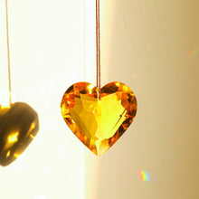 Load image into Gallery viewer, Hanging Heart Suncatcher Prism Crafts
