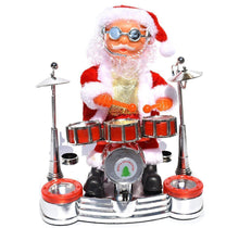 Load image into Gallery viewer, Santa Claus Band Christmas Electronic Music Toy
