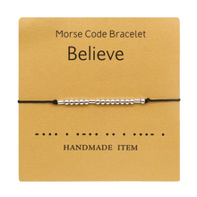 Load image into Gallery viewer, Morse Code Couple Bracelet

