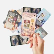 Load image into Gallery viewer, Learning Tarot Cards Deck With Meanings On Them
