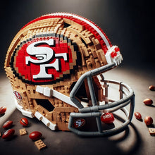 Load image into Gallery viewer, NFL Construction Helmet Building Blocks
