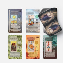 Load image into Gallery viewer, Learning Tarot Cards Deck With Meanings On Them
