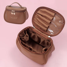 Load image into Gallery viewer, PU Leather Travel Makeup Bag
