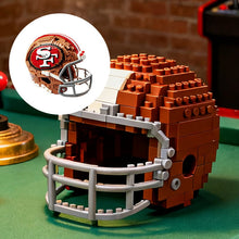 Load image into Gallery viewer, NFL Construction Helmet Building Blocks
