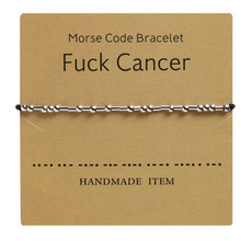 Load image into Gallery viewer, Morse Code Couple Bracelet
