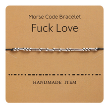 Load image into Gallery viewer, Morse Code Couple Bracelet
