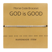 Load image into Gallery viewer, Morse Code Couple Bracelet

