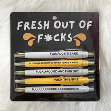 Load image into Gallery viewer, Motivational Badass funny Pens Set(5pcs)

