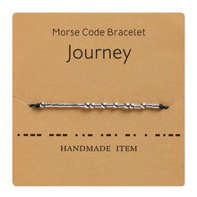 Load image into Gallery viewer, Morse Code Couple Bracelet
