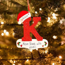 Load image into Gallery viewer, Personalized Christmas 24 Letter Ornaments
