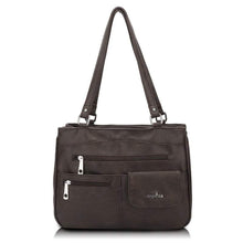 Load image into Gallery viewer, Multifunctional Crossbody Bag Three Compartments Handbag
