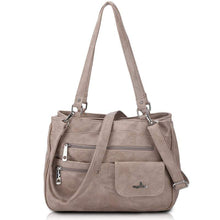 Load image into Gallery viewer, Multifunctional Crossbody Bag Three Compartments Handbag
