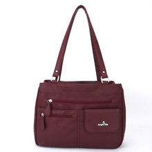 Load image into Gallery viewer, Multifunctional Crossbody Bag Three Compartments Handbag
